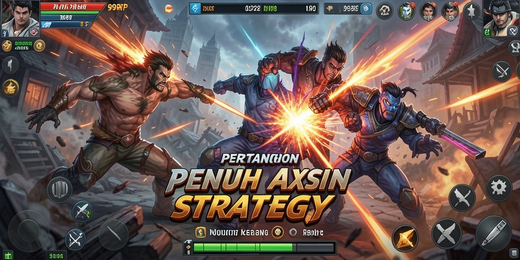Tampilan gameplay 99RP yang mendebarkan dengan pertarungan epik.