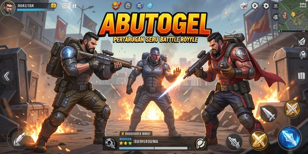 Tampilan gameplay seru dan mendebarkan di ABUTOGEL.
