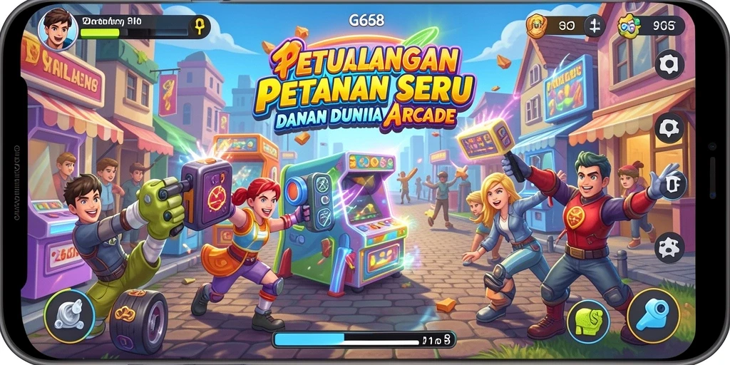 Tampilan seru gameplay G668 yang penuh tantangan.