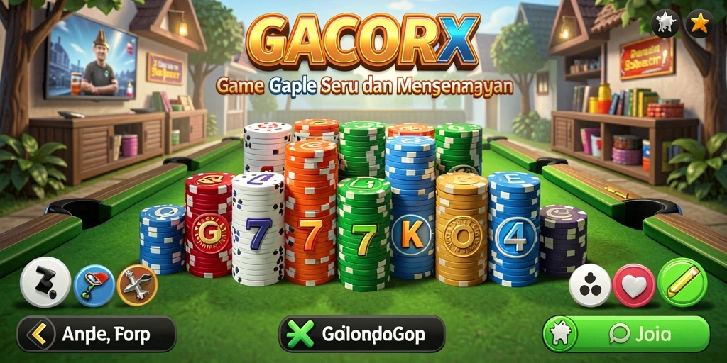 Tampilan gameplay seru dari GACORX yang memikat.