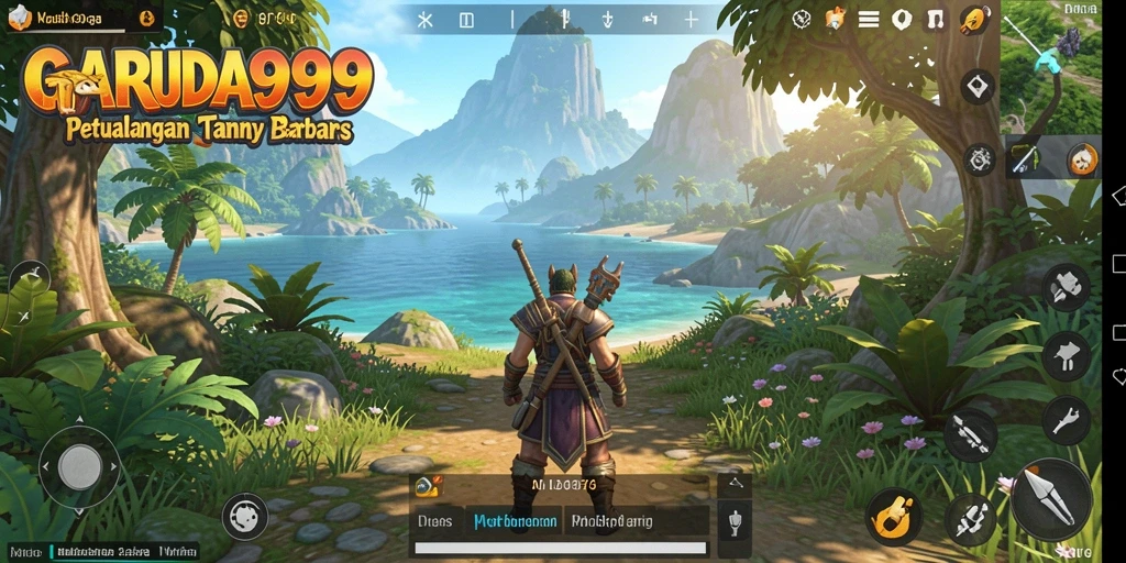 Tampilan gameplay <strong>GARUDA999</strong> yang menakjubkan di dunia terbuka.