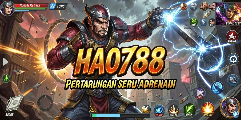 Screenshot HAO788 menampilkan aksi pertarungan yang mendebarkan.
