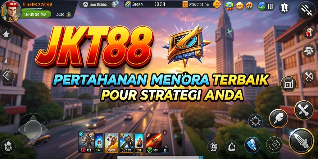 Gameplay JKT88 yang mendebarkan dengan strategi Tower Defense.