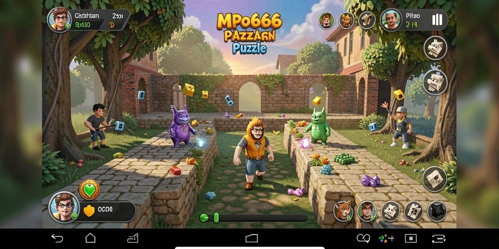 Tampilan gameplay seru saat menyelesaikan teka-teki Puzzle.