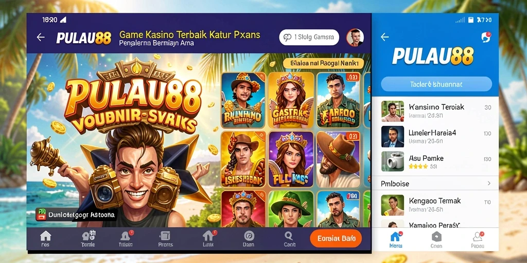 Screenshot gameplay Kasino PULAU88 menunjukkan aksi mendebarkan di meja permainan.