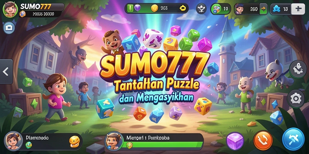 Screenshot gameplay SUMO777 yang menunjukkan tantangan Puzzle yang menarik.