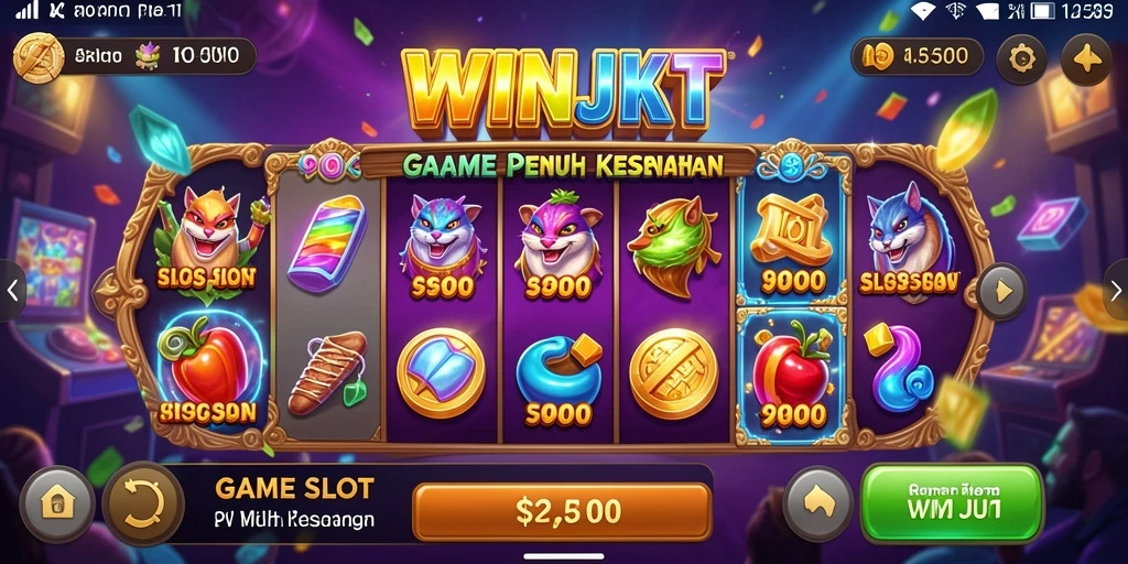 Menampilkan gameplay menarik dari game slot WINJKT.