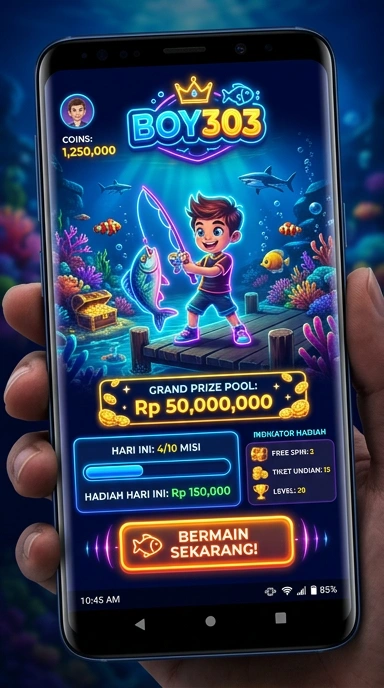 Tampilan antarmuka pengguna boy303 yang sederhana.